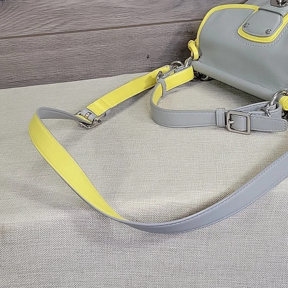 Coach Gray and Yellow Crossbody Bag - Picture 6 of 14